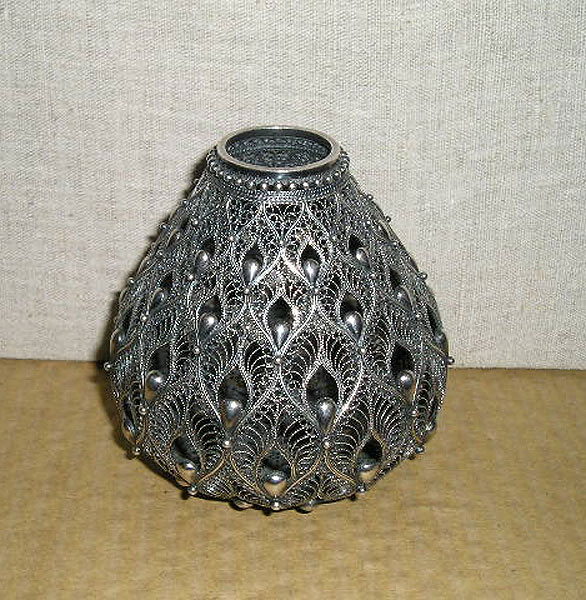 Decorative vase “Lotus”.  1989