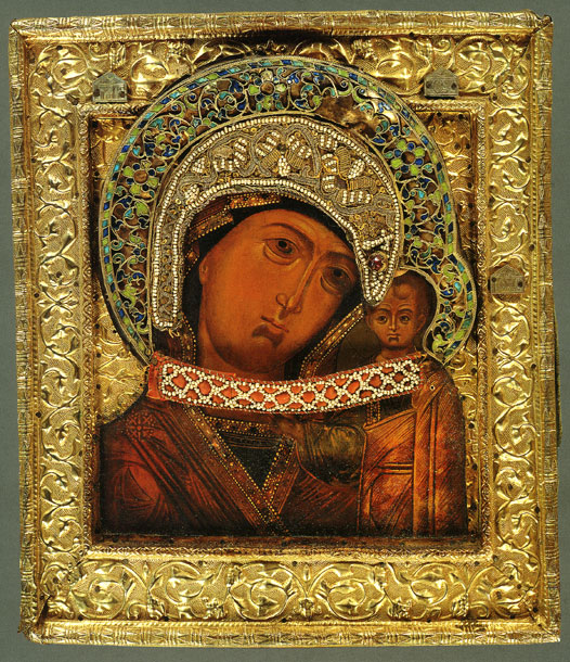 The Virgin of Kazan. Late 17th  century