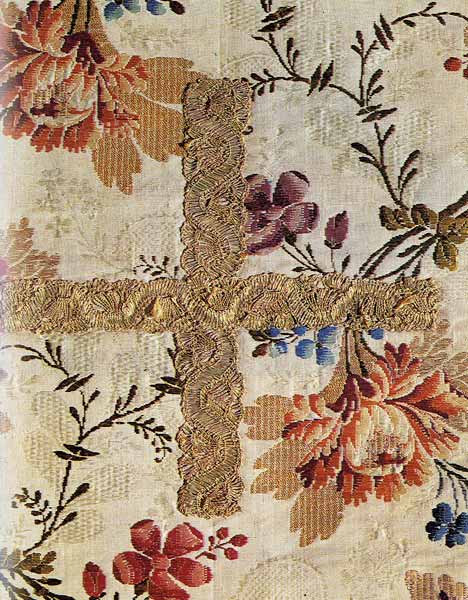 Icon-cloth (detail).  Mid-18th century