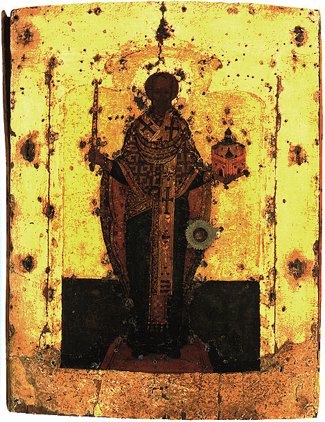 Icon. St. Nicholas of Mozhaisk. 16th century