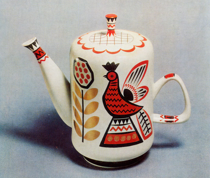 K. N. Panikov. Tea-pot “Folk Motif”. 1966..