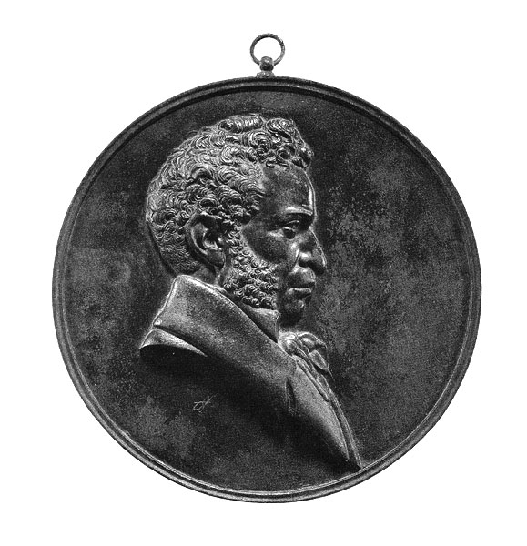 Morgachev S. Z.  Medallion “A.S. Pushkin”. 1937.
