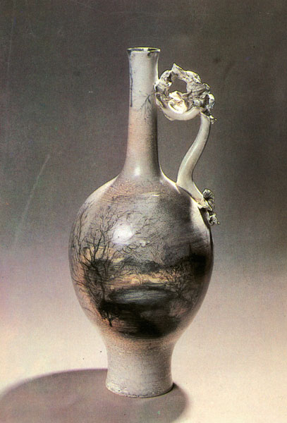 R. M. Tsuzmer. Decorative vase “Early Winter”.