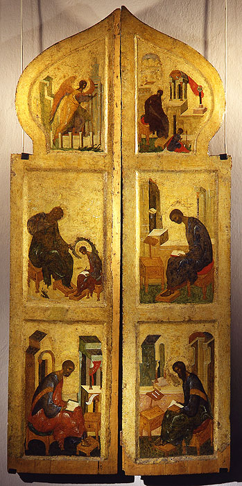 The Royal Doors. The Annunciation and the Evangelists. 1425 – 1427. 