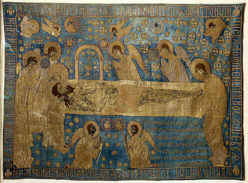 Shroud. The Entombment. Early 15th century
