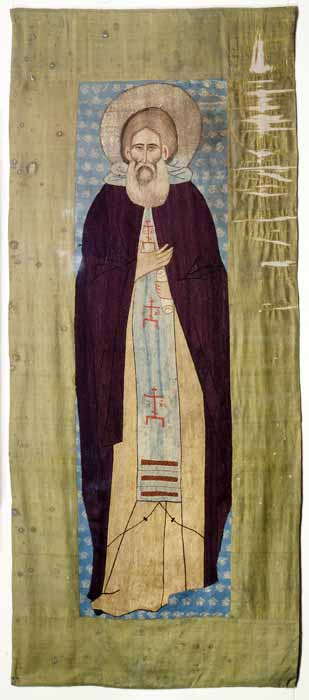 St. Sergius of Radonezh. Pall. 1420s.