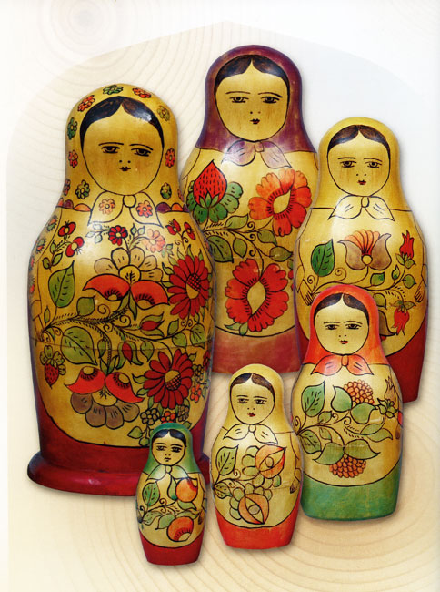 Matryoshka, 10-pieces. 1953. 