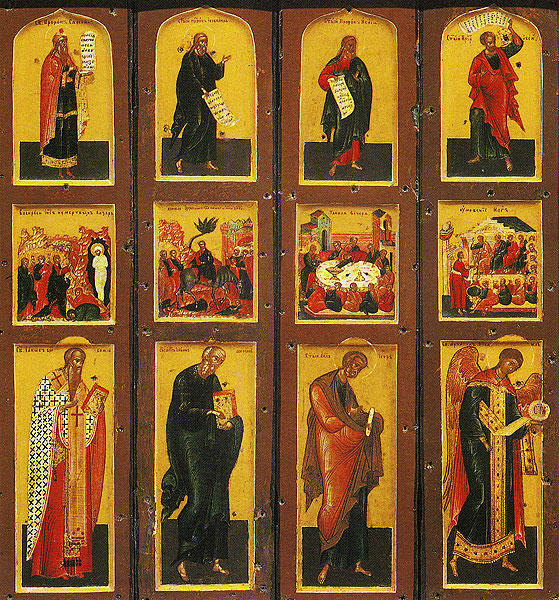 Folding iconostasis. First decade of the 17th century. Detail.