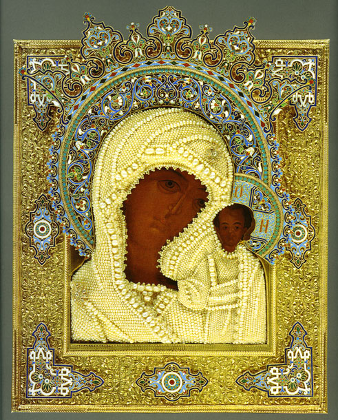The Virgin of Kazan. 1865.