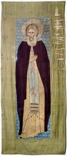 Pall.  St. Sergius of Radonezh. 1420s