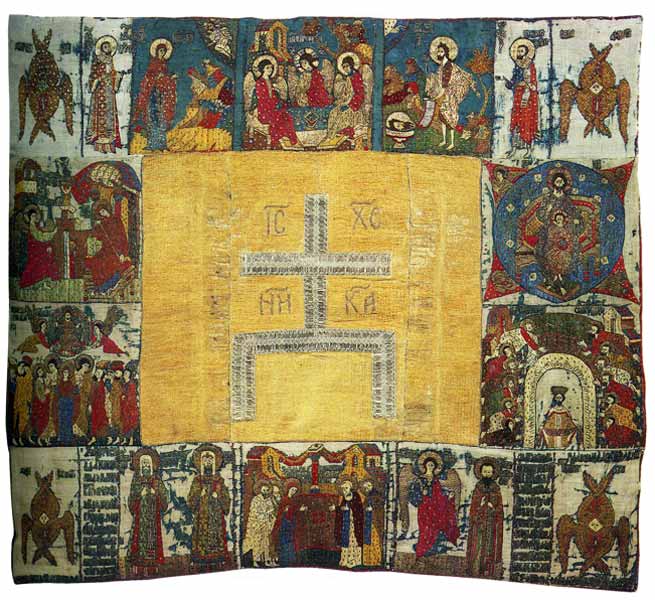 Church Feasts and Saints. Icon-cloth. 1499