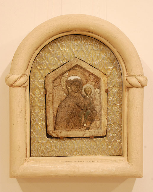 The Virgin Hodigitria. Icon. 15th century.