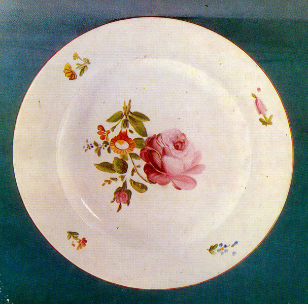 Plate. Late 18th century.