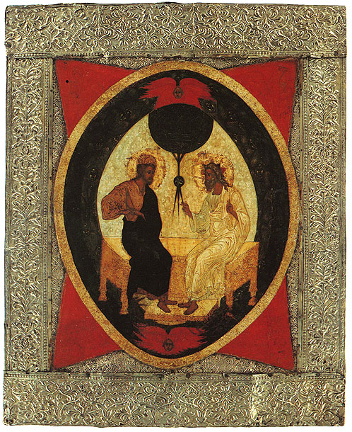 Icon. The New Testament Trinity. 16th century.