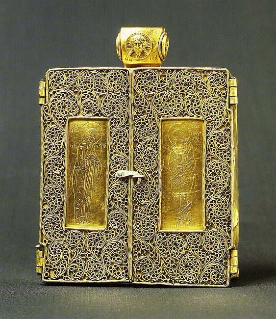 Reliquary. Apostles St.Peter and St.Paul. 1463. 