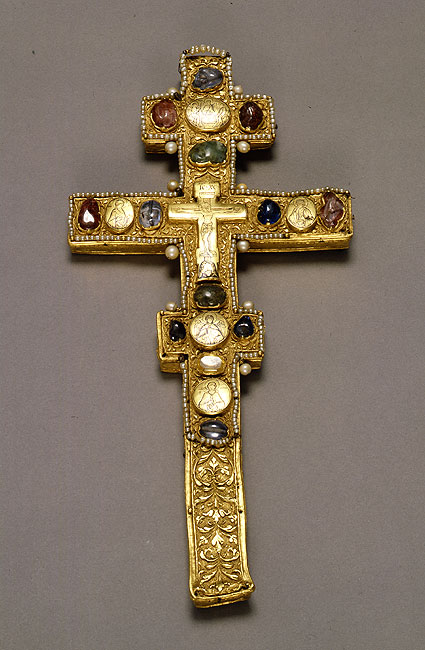 Cross-reliquary. 17th century. 