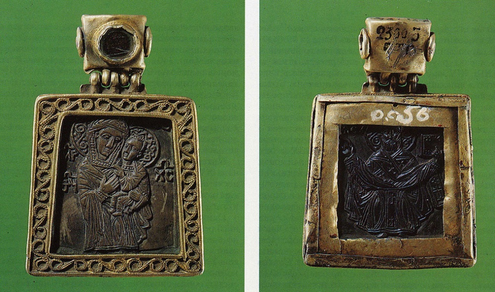 Pectoral icon. 13th century. Ryazan. 