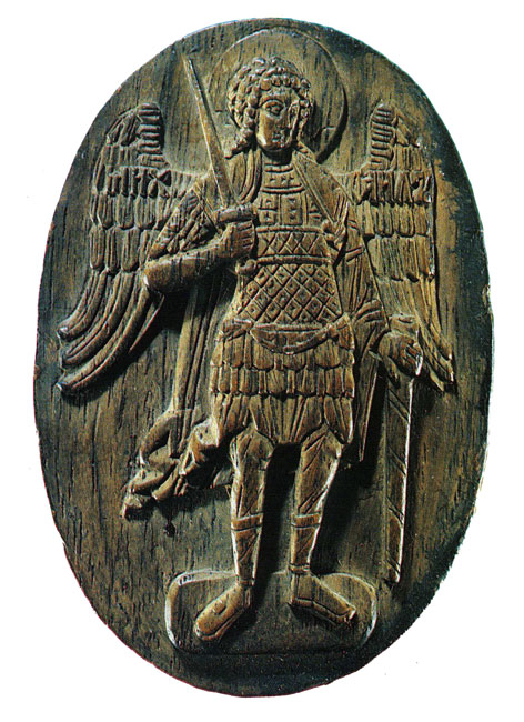 Archangel Michael. Pectoral icon. Late 15th century
