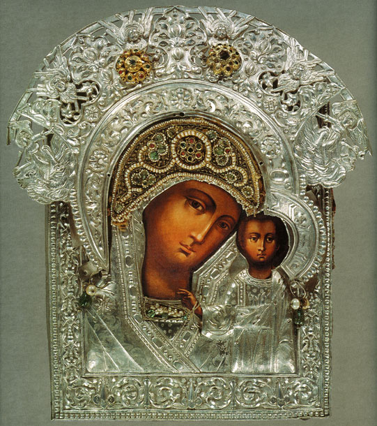 The Virgin of Kazan. Early 18th century