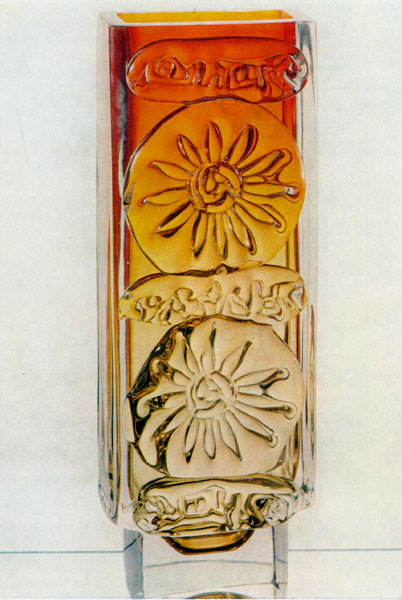 V.S. Muratov. Vase for flowers “Distaff”. 1967.