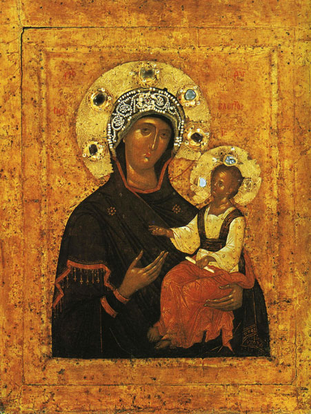 Icon.The Virgin Perivleptos.  Seconds half of the 14th c.