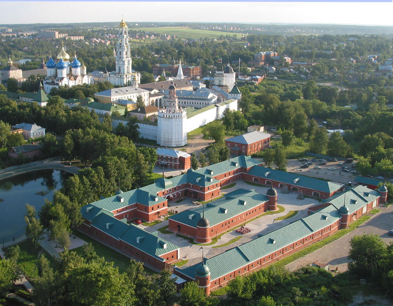 Сергиево-Посадский музей-заповедник и Лавра с высоты птичьего полёта